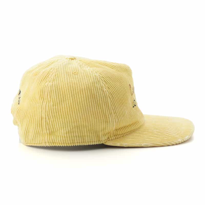 PALY HOLYWOOD PALY HOLLYWOOD＜パリーハリウッド＞ 刺繍入りコーデュロイキャップ YELLOW