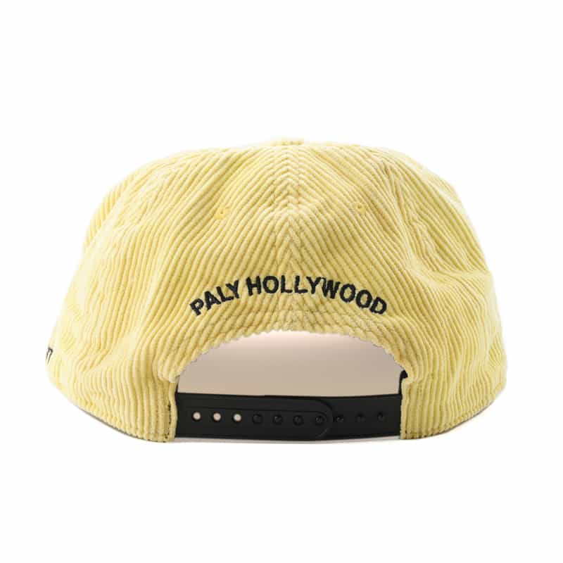 PALY HOLYWOOD PALY HOLLYWOOD＜パリーハリウッド＞ 刺繍入りコーデュロイキャップ YELLOW