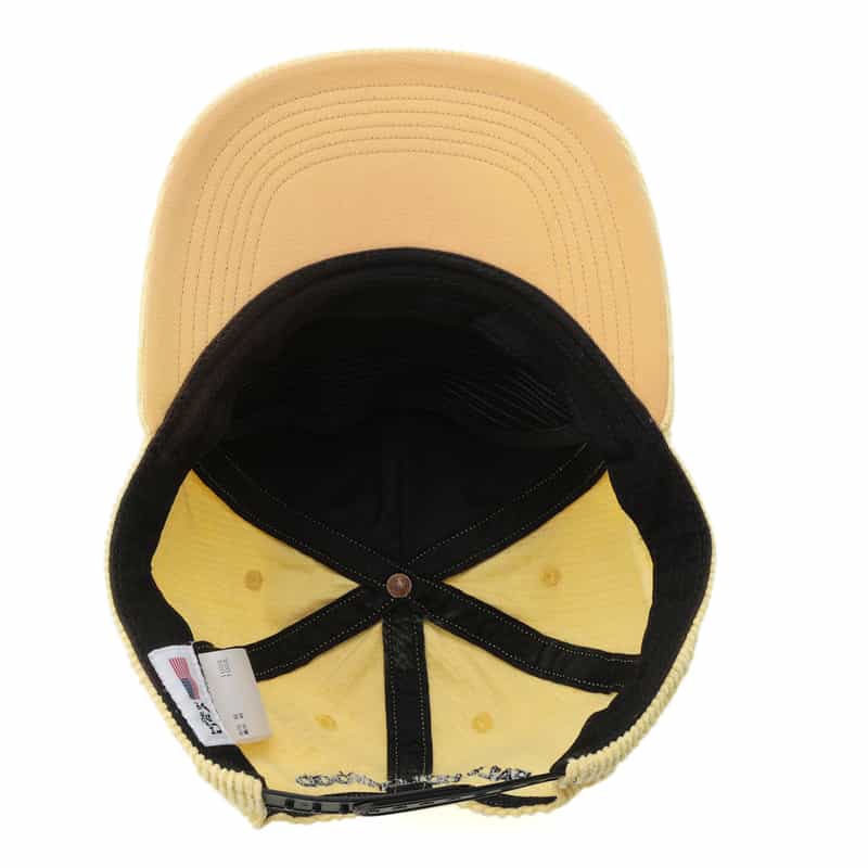 PALY HOLYWOOD PALY HOLLYWOOD＜パリーハリウッド＞ 刺繍入りコーデュロイキャップ YELLOW