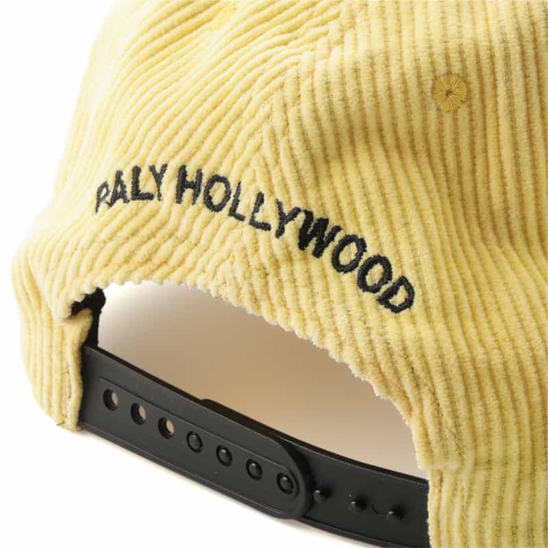 PALY HOLYWOOD PALY HOLLYWOOD＜パリーハリウッド＞ 刺繍入りコーデュロイキャップ YELLOW