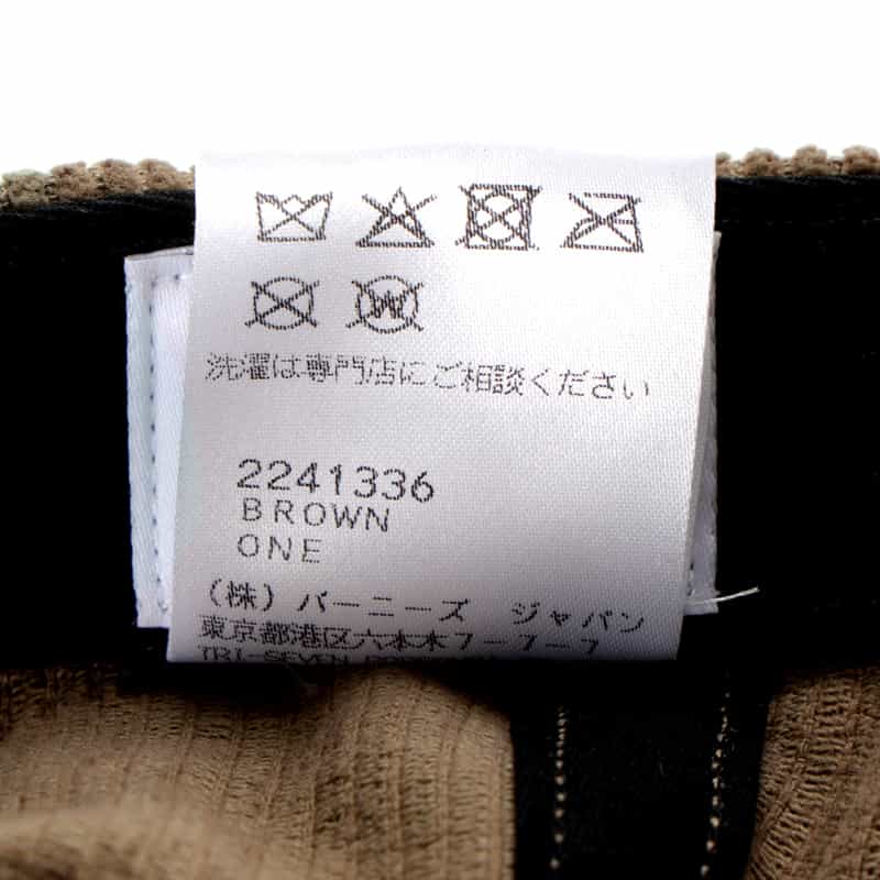 PALY HOLYWOOD PALY HOLLYWOOD＜パリーハリウッド＞ コーデュロイキャップ BROWN