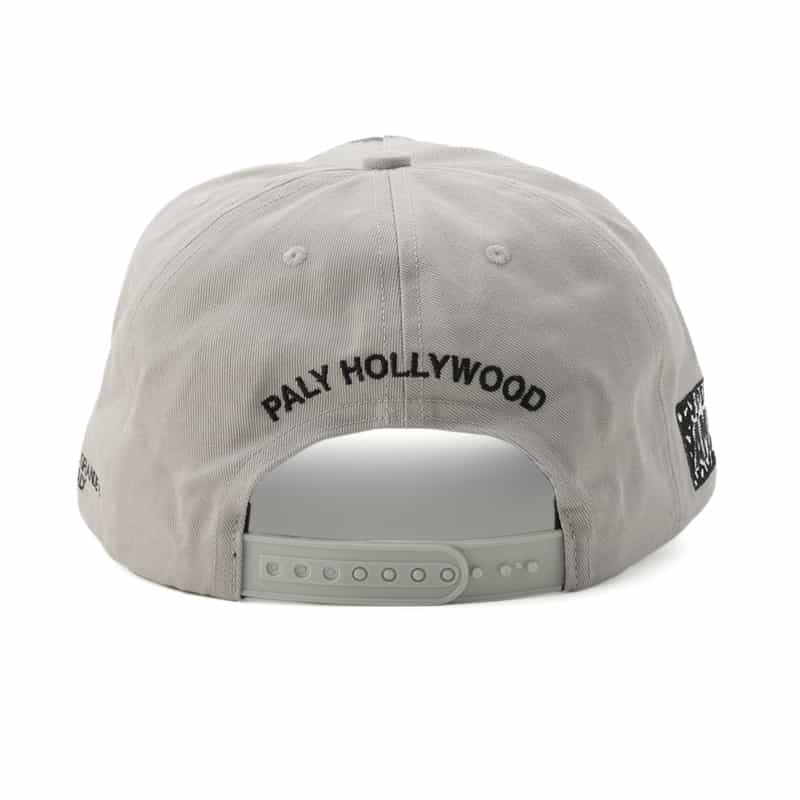 PALY HOLYWOOD PALY HOLLYWOOD＜パリーハリウッド＞ 刺繍パッチ入りベースボールキャップ GRAY