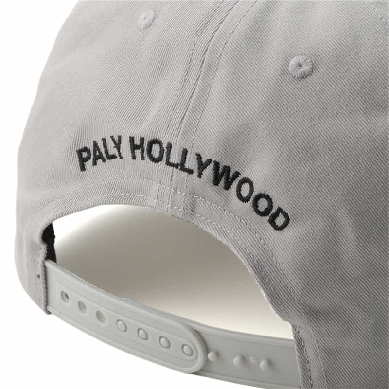PALY HOLYWOOD PALY HOLLYWOOD＜パリーハリウッド＞ 刺繍パッチ入りベースボールキャップ GRAY