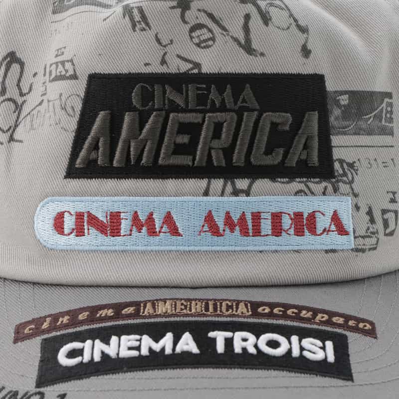 PALY HOLYWOOD PALY HOLLYWOOD＜パリーハリウッド＞ 刺繍パッチ入りベースボールキャップ GRAY