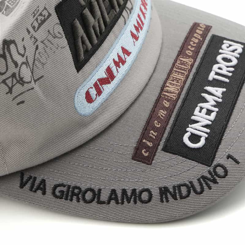 PALY HOLYWOOD PALY HOLLYWOOD＜パリーハリウッド＞ 刺繍パッチ入りベースボールキャップ GRAY