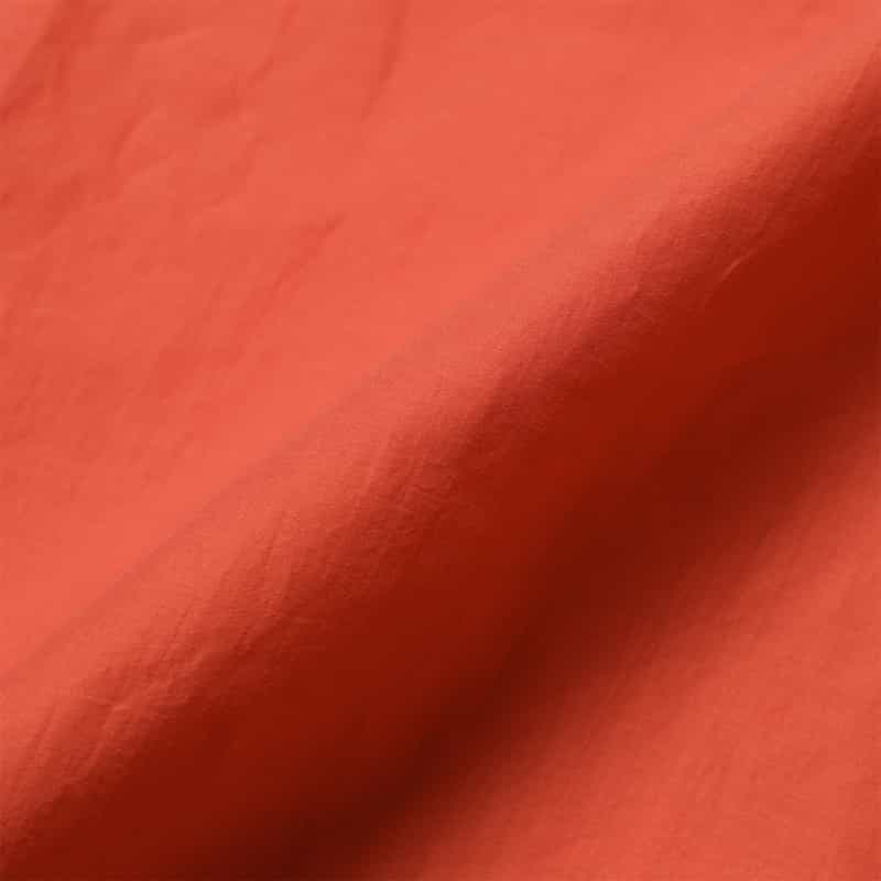 BARNEYS NEW YORK ウォッシャブル オープンカラードレス ORANGE