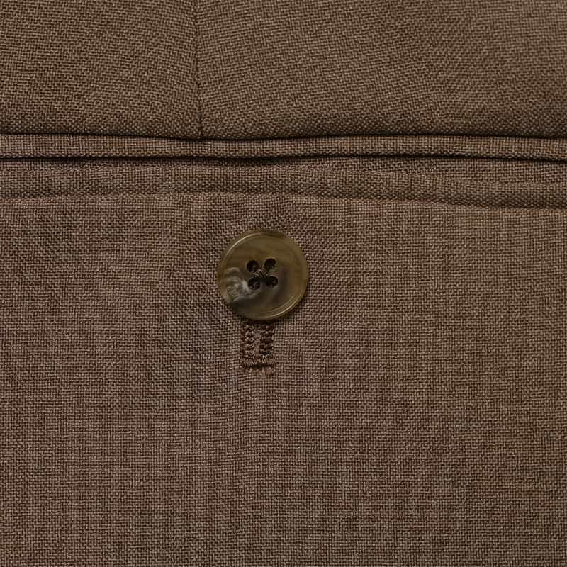 BARNEYS NEW YORK セットアップ ウォッシャブル タック入りワイドパンツ BEIGE