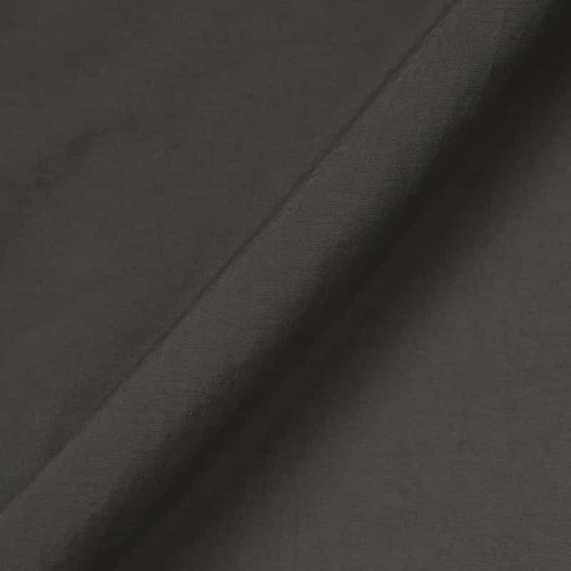 BARNEYS NEW YORK ウォッシャブル シャーリングデザインスカート DARK GRAY