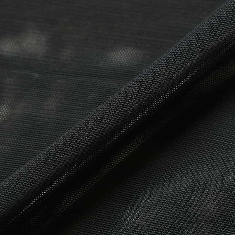 ORGANIC BASICS シアーメッシュTシャツ BLACK