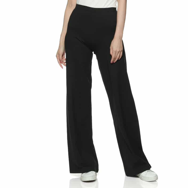 ORGANIC BASICS コアストレートレッグパンツ BLACK