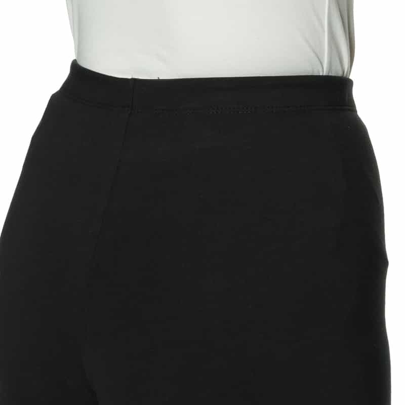 ORGANIC BASICS コアストレートレッグパンツ BLACK