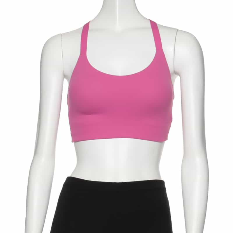 ORGANIC BASICS アクティブクロスバックブラトップ PINK