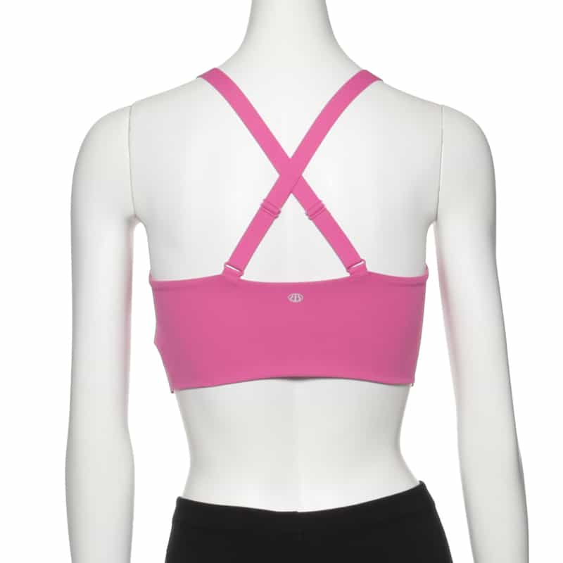 ORGANIC BASICS アクティブクロスバックブラトップ PINK