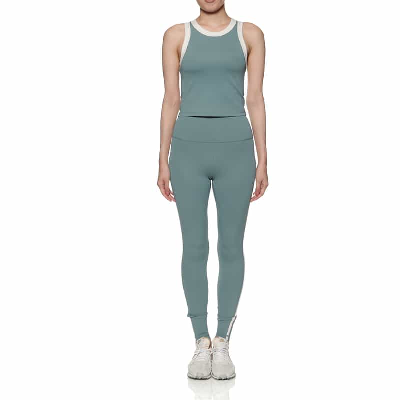 ORGANIC BASICS アクティブフロータンクトップ GREEN