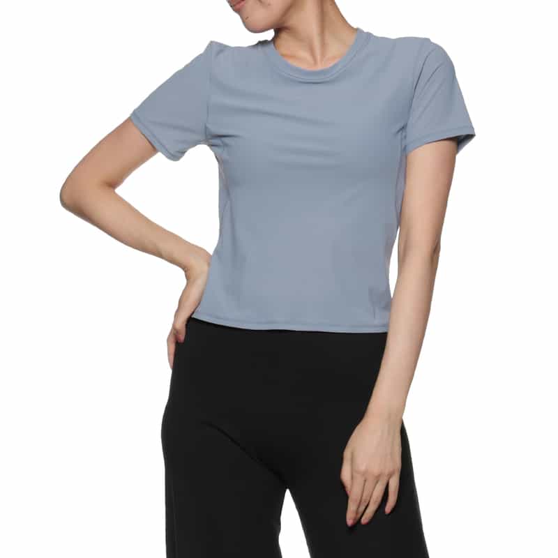 ORGANIC BASICS アクティブメッシュTシャツ BLUE