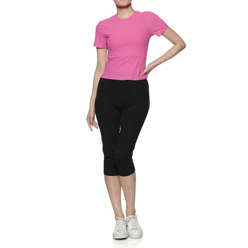 ORGANIC BASICS アクティブメッシュTシャツ PINK