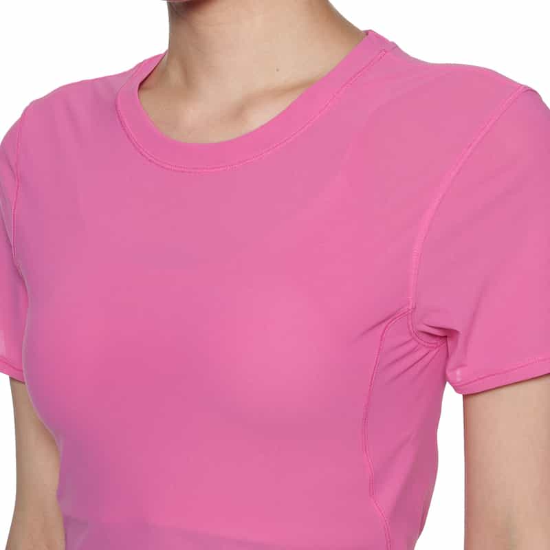 ORGANIC BASICS アクティブメッシュTシャツ PINK
