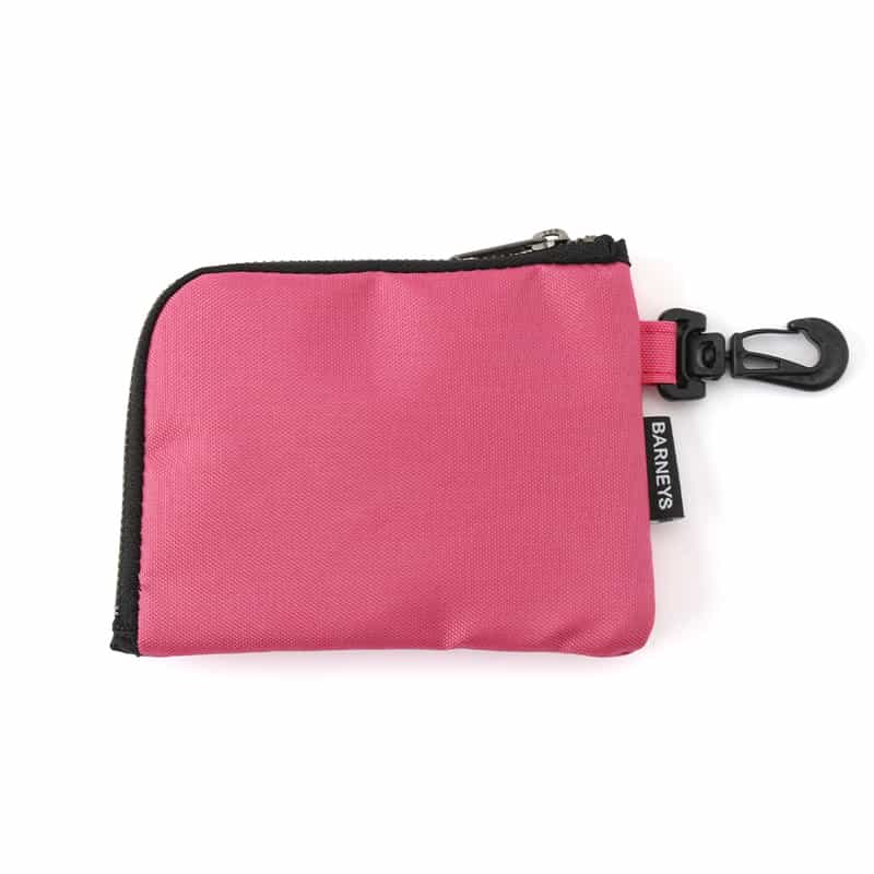 BARNEYS NEW YORK "BARNEYS" L字ジップウォレット PINK
