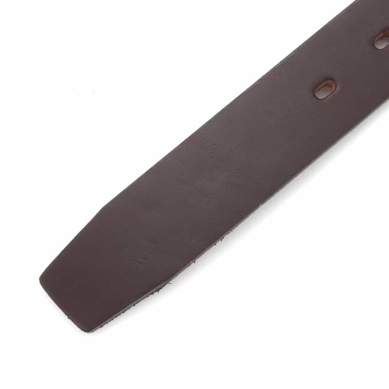 BARNEYS NEW YORK レザーベルト 30mm DARK BROWN