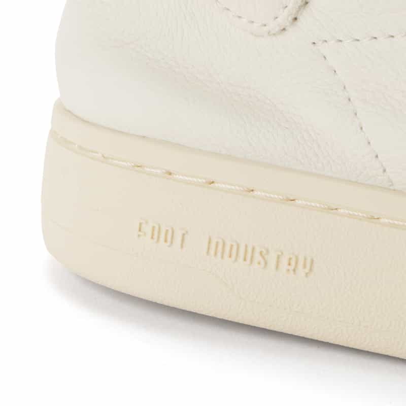 FOOT INDUSTRY FOOT INDUSTRY<フットインダストリー>レザースニーカー WHITE