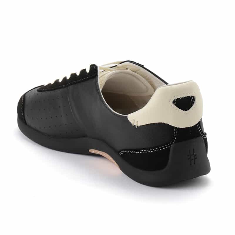 FOOT INDUSTRY FOOT INDUSTRY<フットインダストリー>レザースニーカー BLACK