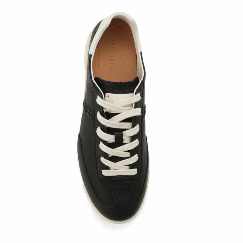 FOOT INDUSTRY FOOT INDUSTRY＜フットインダストリー＞バーニーズ　ニューヨーク限定レザースニーカー BLACK