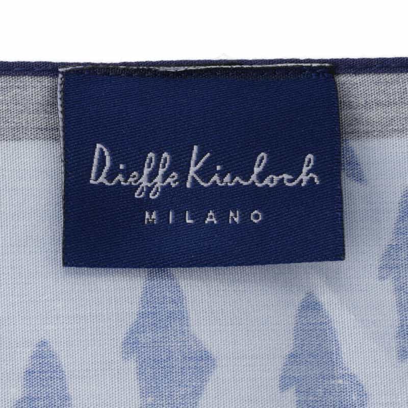 DIEFFE KINLOCH ハンカチ BLUE