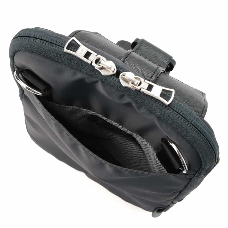 MASTER PIECE バーニーズ　ニューヨーク限定ナイロンクロスボディバッグ GRAY