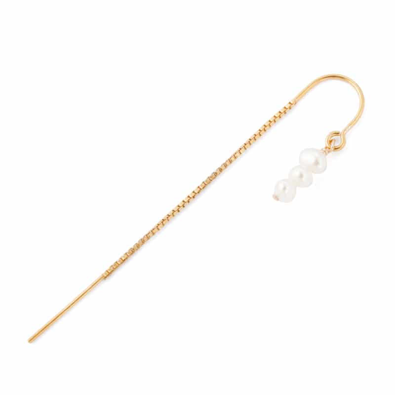 MOUNIR MOUNIR＜ムニール＞ピアス （パール） WHITE