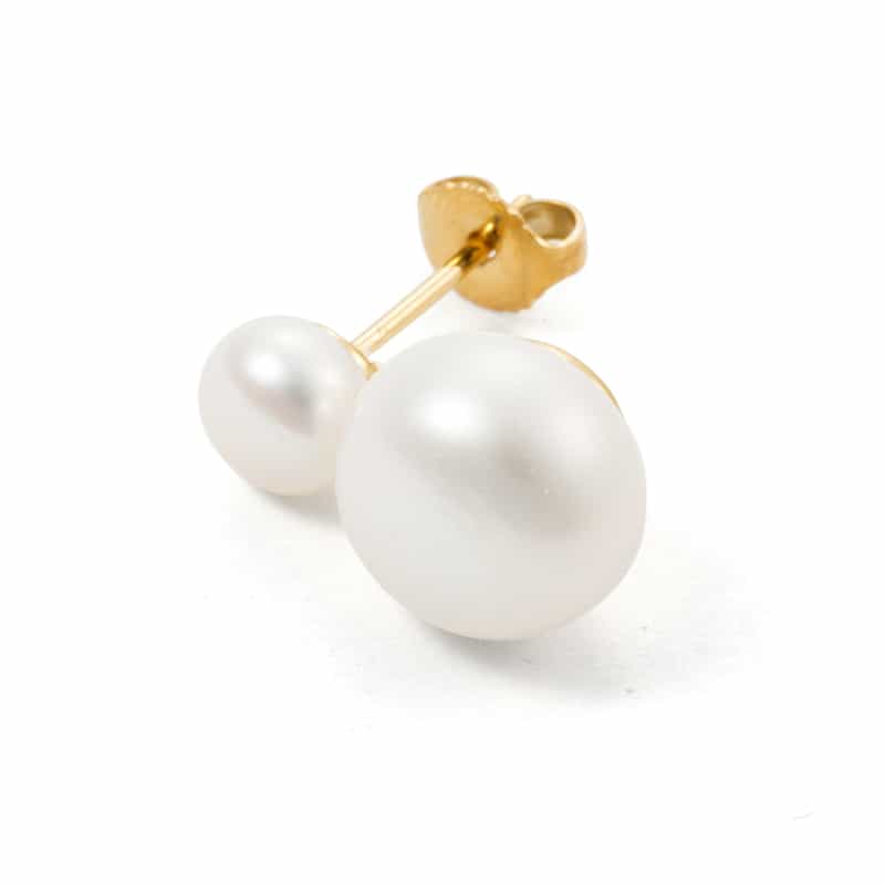 MOUNIR MOUNIR＜ムニール＞ピアス （パール） WHITE