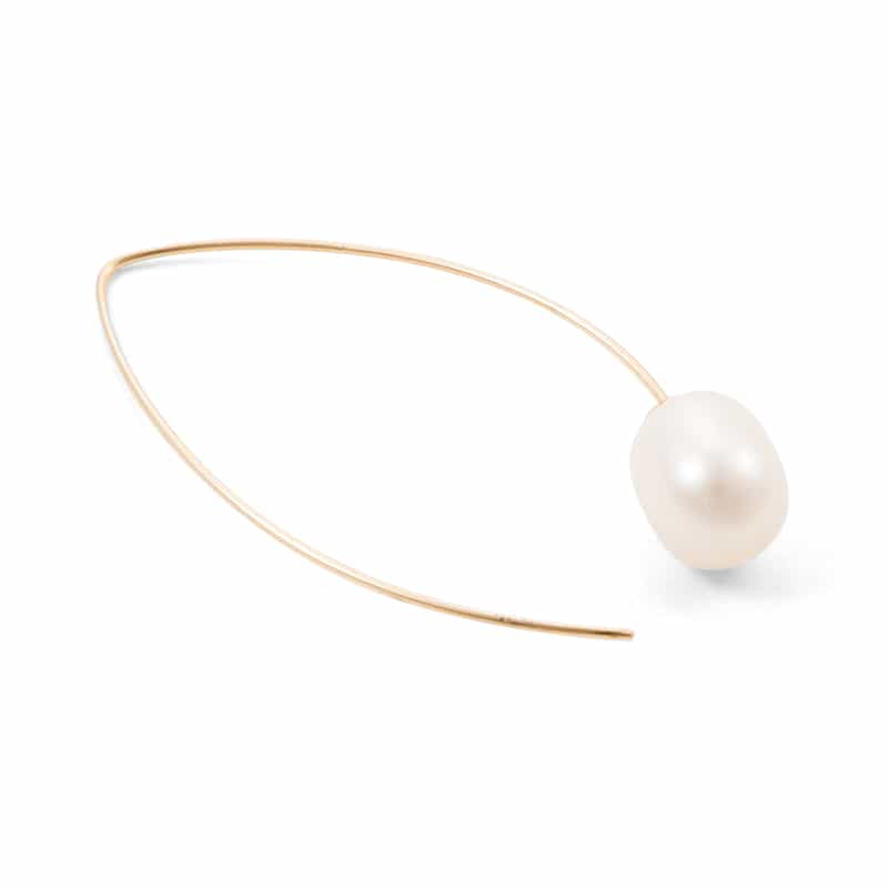 MOUNIR MOUNIR＜ムニール＞ピアス （パール） WHITE