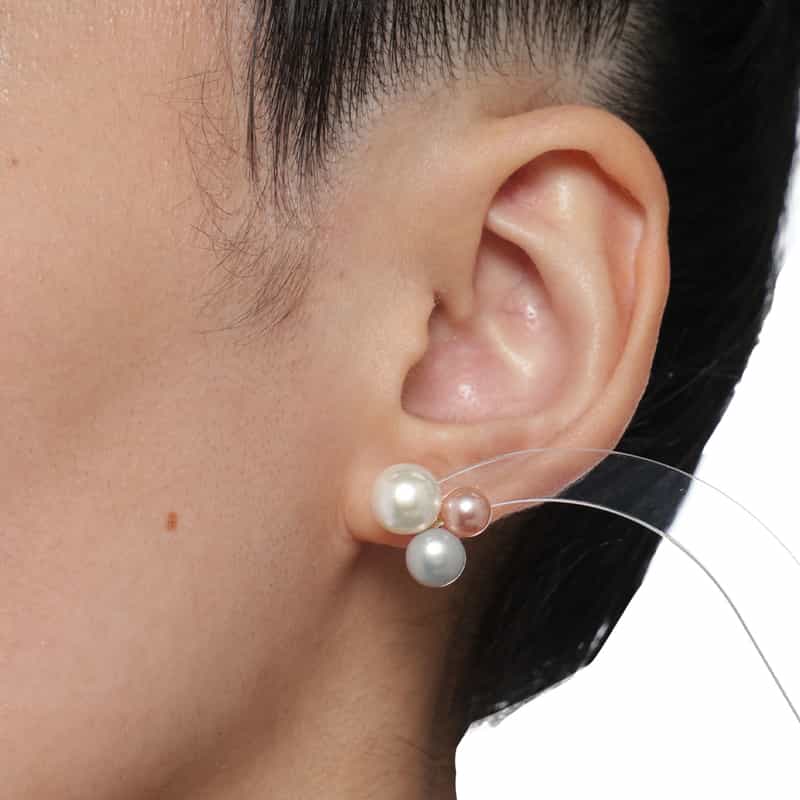 MOUNIR MOUNIR＜ムニール＞ピアス （パール） MULTICOLOR