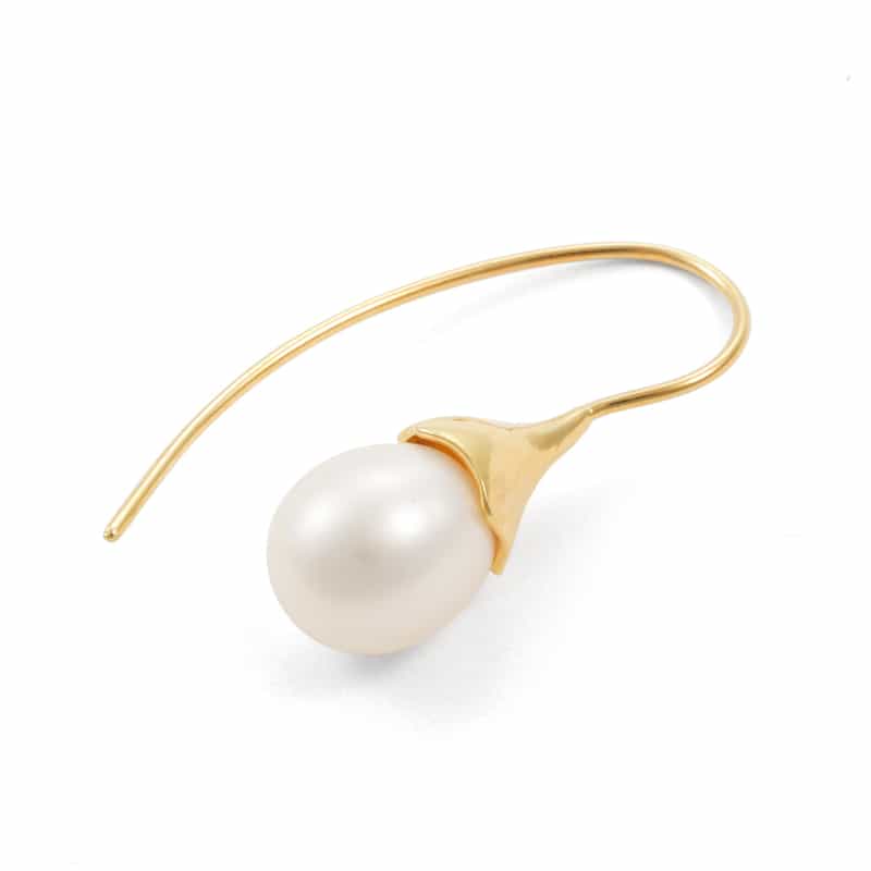 MOUNIR MOUNIR＜ムニール＞ピアス （パール） WHITE