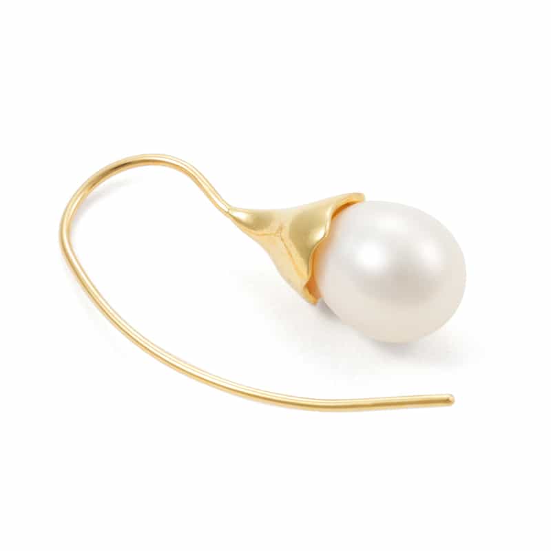 MOUNIR MOUNIR＜ムニール＞ピアス （パール） WHITE