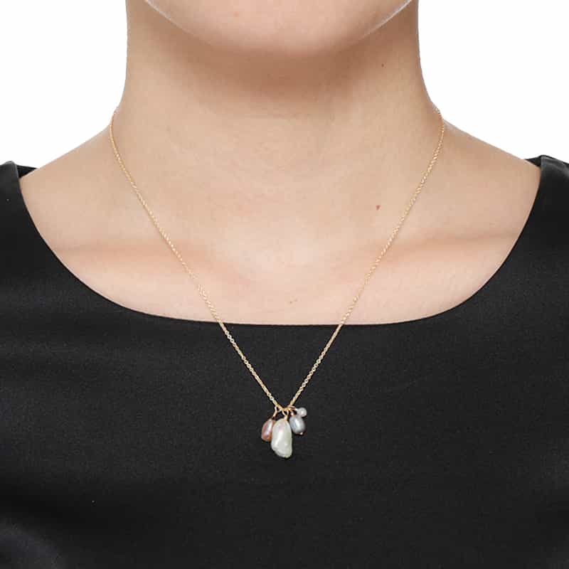 MOUNIR MOUNIR＜ムニール＞ネックレス （パール） MULTICOLOR