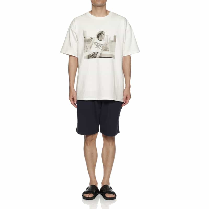 BARNEYS NEW YORK プリントTシャツ WHITE