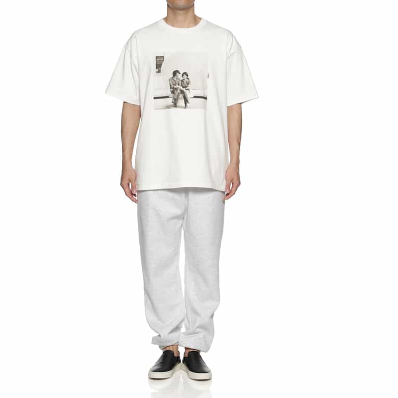 BARNEYS NEW YORK プリントTシャツ WHITE