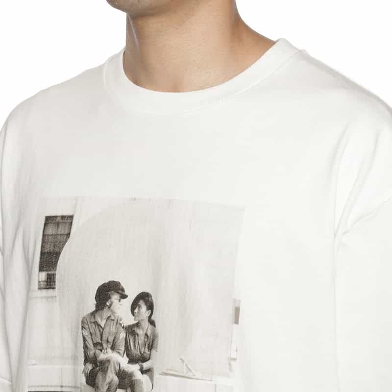 BARNEYS NEW YORK プリントTシャツ WHITE