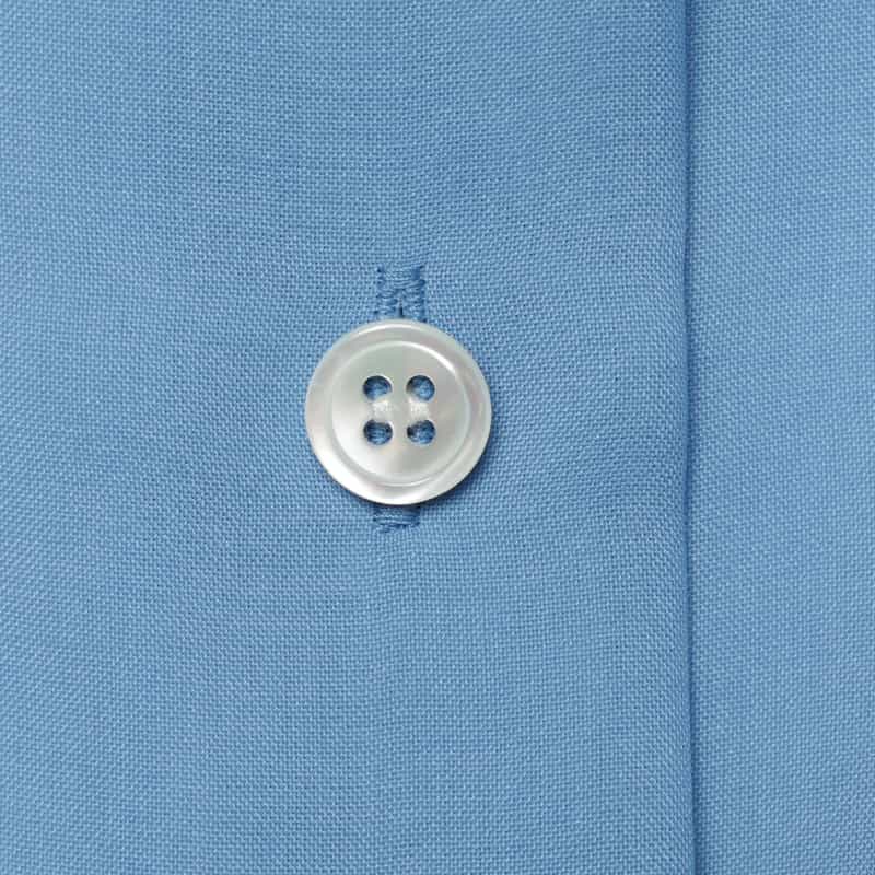 BARNEYS NEW YORK ウォッシャブル シアー素材シャツ BLUE