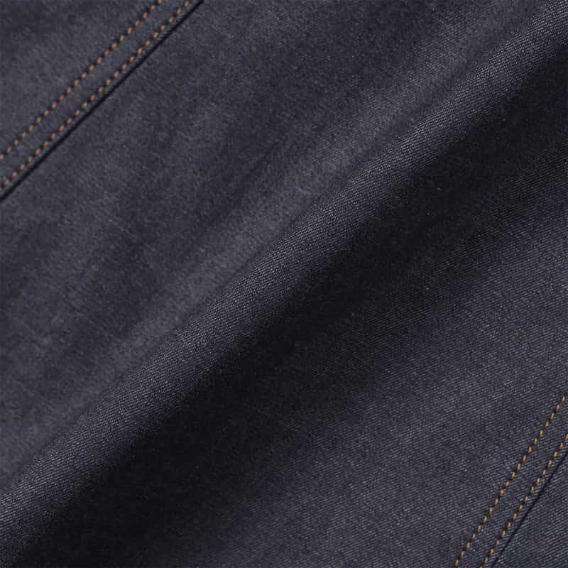 BARNEYS NEW YORK ウォッシャブル ノースリーブ デニムシャツドレス BLUE