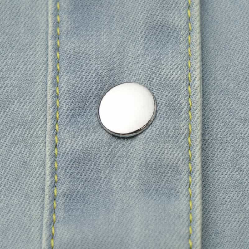 BARNEYS NEW YORK ウォッシャブル ノースリーブ デニムシャツドレス LIGHT BLUE