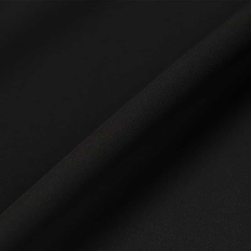 BARNEYS NEW YORK ウォッシャブル フリルスリーブ ロングドレス BLACK