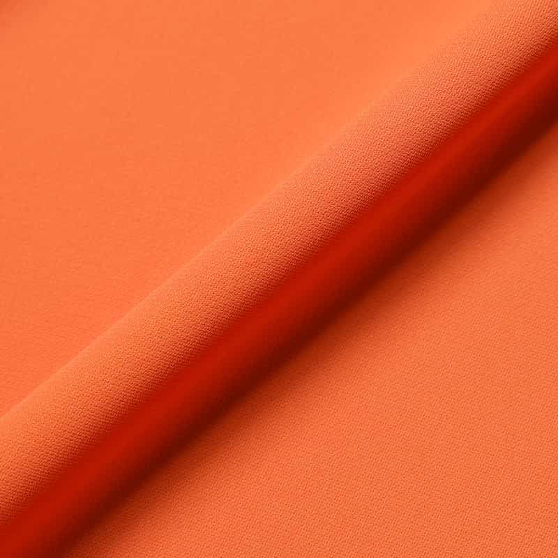 BARNEYS NEW YORK ウォッシャブル ラグランスリーブ ベルテッドドレス ORANGE