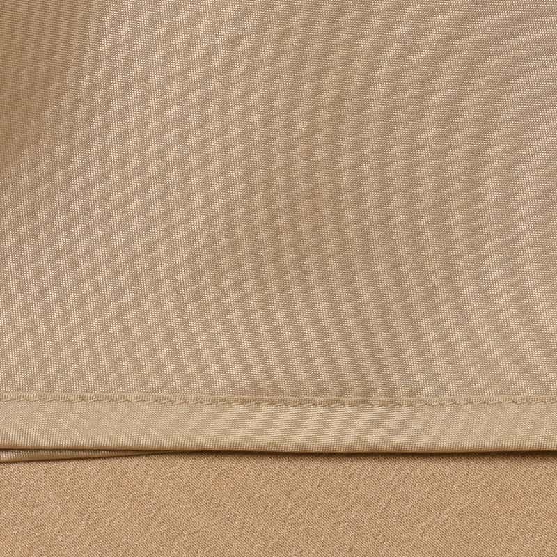 BARNEYS NEW YORK ウォッシャブル サテンロングスカート CAMEL