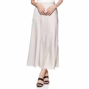 未使用BARNEYS NEW YORKバーニーズニューヨークサテンスカート40 ウォッシャブル サテンロングスカート（2241504）｜BARNEYS NEW
