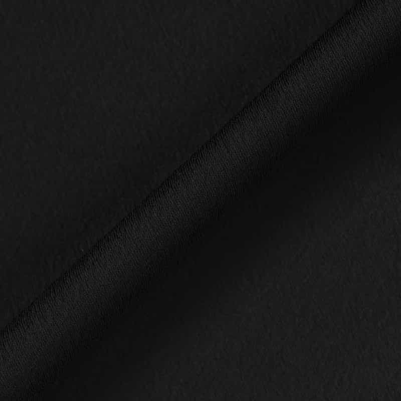 BARNEYS NEW YORK ウォッシャブル アシンメトリーティアード ロングスカート BLACK
