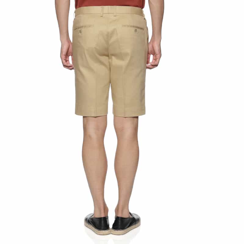 BARNEYS NEW YORK ウォッシャブル ストレッチ素材ショーツ BEIGE