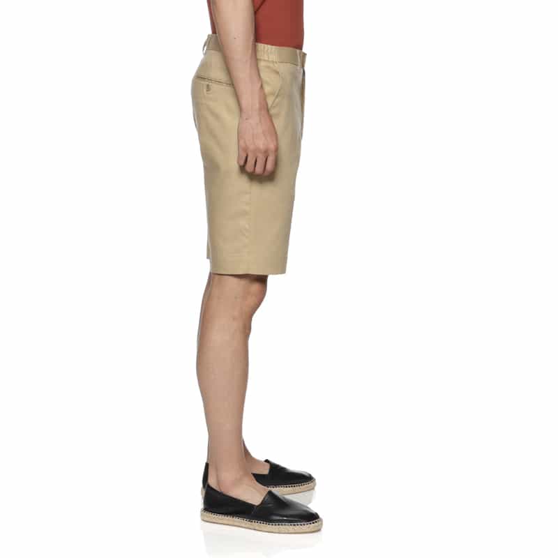 BARNEYS NEW YORK ウォッシャブル ストレッチ素材ショーツ BEIGE