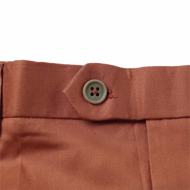 BARNEYS NEW YORK ウォッシャブル ストレッチ素材ショーツ ORANGE