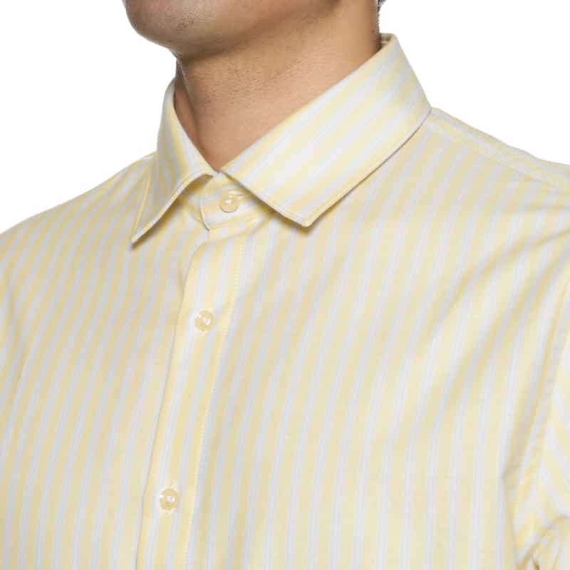 FIGARET FIGARET＜フィガレ＞"AUGUSTE" レギュラーカラーシャツ YELLOW